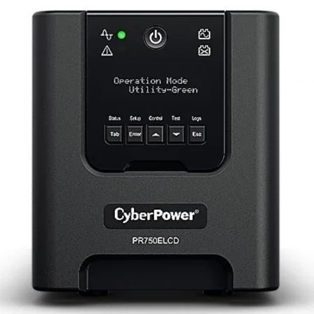 CyberPower PR750ELCD SAI Línea Interactiva 750VA/675W 6 Salidas Torre CyberPower PR750ELCD SAI Línea Interactiva 750VA/675W 6 Salidas Torre